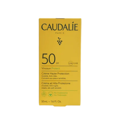 Vinosun Protect Caudalie Crema Alta Protezione SPF50 Viso Collo 50 ml