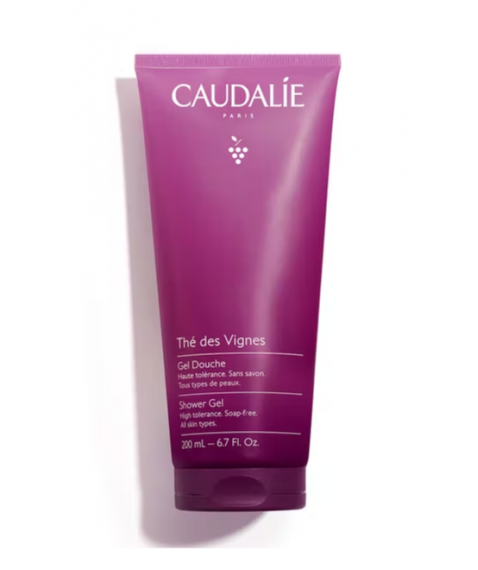 Caudalie Gel Doccia Thé des Vignes 200 ml - Senza sapone e ad alta tollerabilità