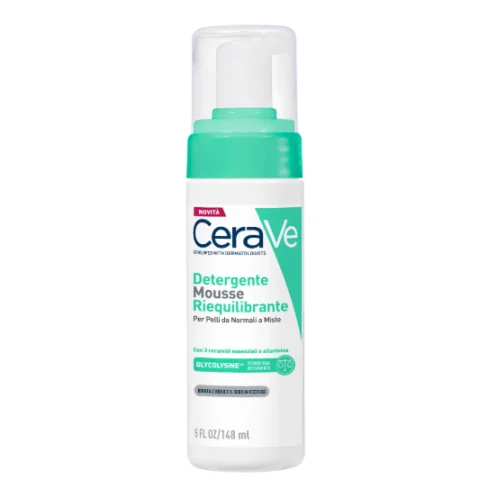 CeraVe Mousse Detergente Riequilibrante 148 ml &ndash; Delicata per Pelli Sensibili e Miste