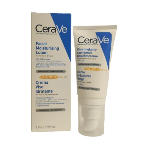 CeraVe Crema Viso Idratante SPF30 52 ml - Per pelli da normali a secche CeraVe Crema Viso Idratante SPF30 52 ml - Per pelli da normali a secche