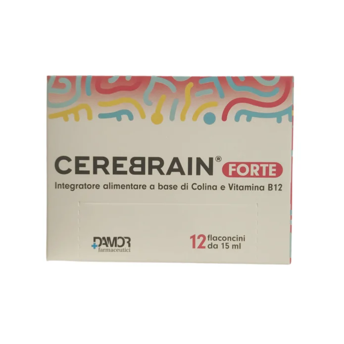 Cerebrain Forte 12 Flaconcini da 15 ml - Integratore per sistema nervoso e memoria