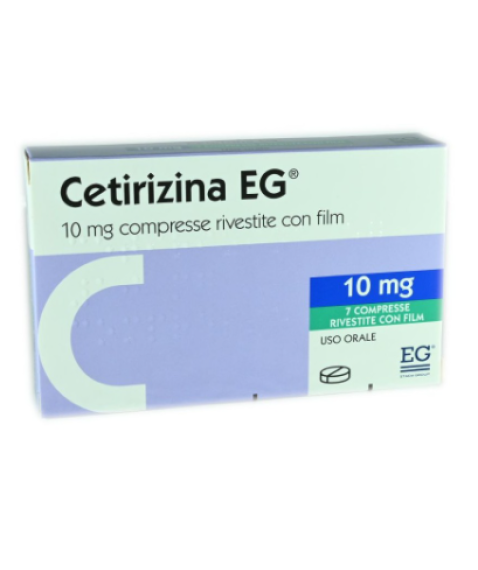 CETIRIZINA EG 7 compresse