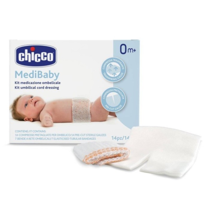 Chicco Medibaby 1 Kit Medicazione Ombelicale 0Mesi+