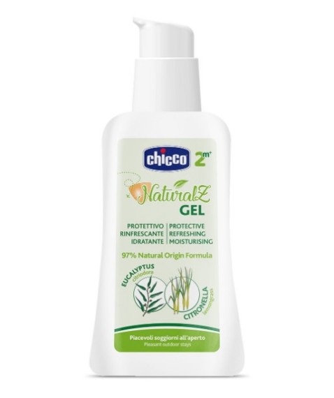Chicco Gel NaturalZ Protettivo & Rinfrescante Antizanzare Bebè e Bambini 2M+ 60 ml 