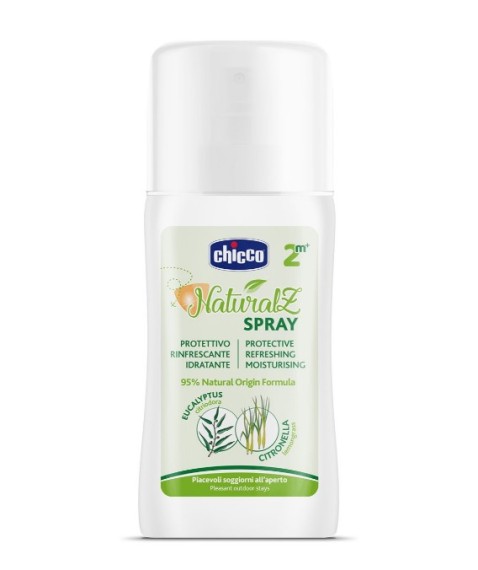 Chicco Spray NaturalZ Protettivo & Rinfrescante Antizanzare Bebè e Bambini 2M+ 100 ml