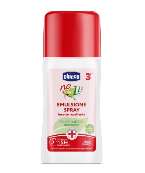 Chicco NoZZZ Emulsione Spray Insetto Repellente Bambini  e Famiglia 3A + 100 ml