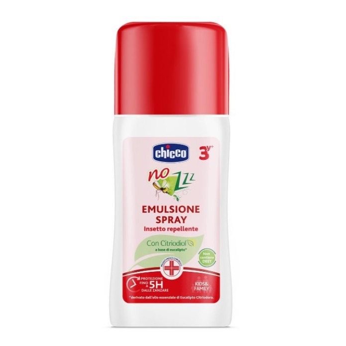 Chicco NoZZZ Emulsione Spray Insetto Repellente Bambini  e Famiglia 3A + 100 ml