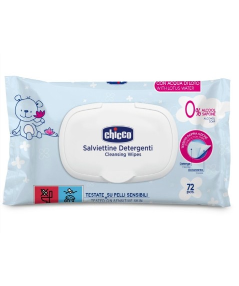 Chicco Salviettine Detergenti da 0Mesi+ 72 Pezzi