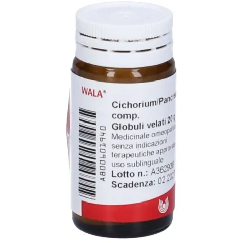 CICHORIUM PANCREAS 20G Globuli Medicinale Omeopatuci Wala