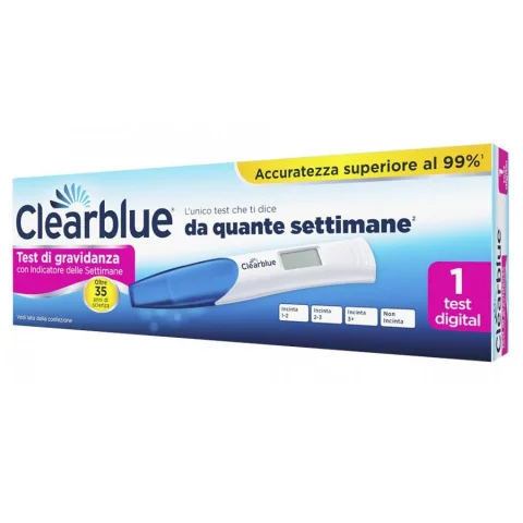 Test di Gravidanza Clearblue Con Indicatore Delle Settimane 1 Test