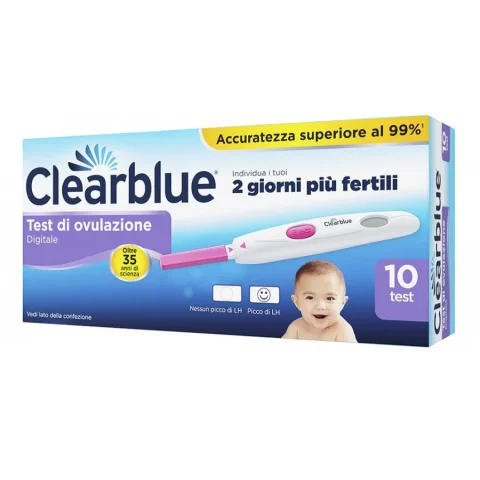 Test di Ovulazione Clearblue Digitale 10 Test