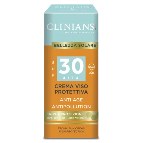 CLINIANS Crema Viso Protettiva SPF 30 Anti Age Antipollution 75ml