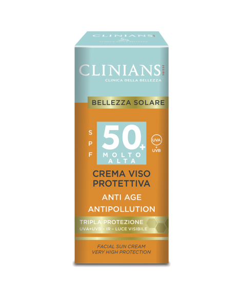 Clinians Crema Viso Solare Protettiva SPF 50+ 50ml