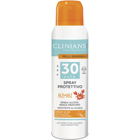 CLINIANS Spray Protettivo SPF 30 Bimbi e Pelli Sensibili 150ml