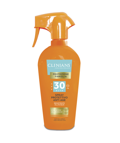 CLINIANS Spray Protettivo SPF 30 Protezione Famiglia 250ml