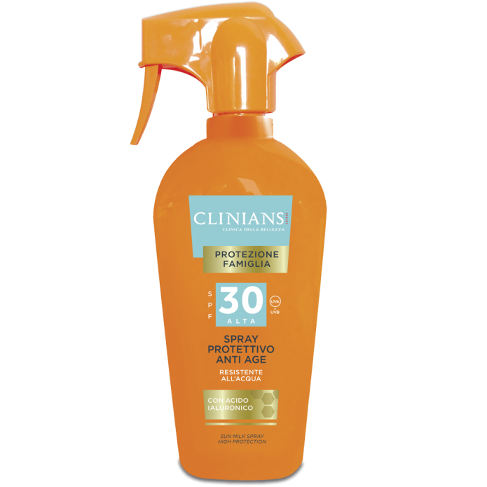 CLINIANS Spray Protettivo SPF 30 Protezione Famiglia 250ml