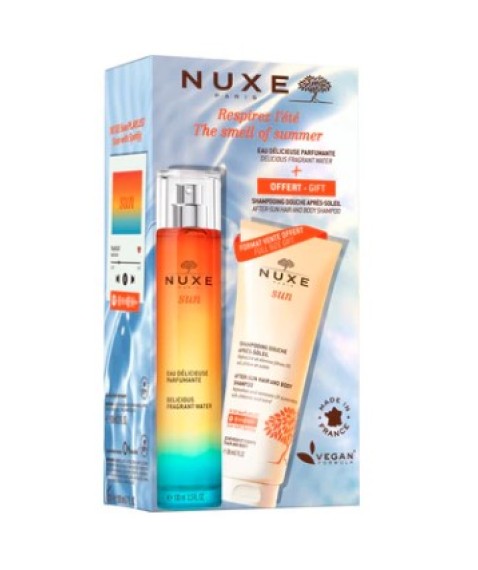 Nuxe Sun Kit Eau délicieuse parfumante + Shampoo doccia doposole