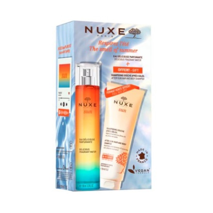 Nuxe Sun Kit Eau délicieuse parfumante + Shampoo doccia doposole