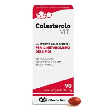 Colesterolo Viti Integratore per il Metabolismo dei Lipidi 90 Perle