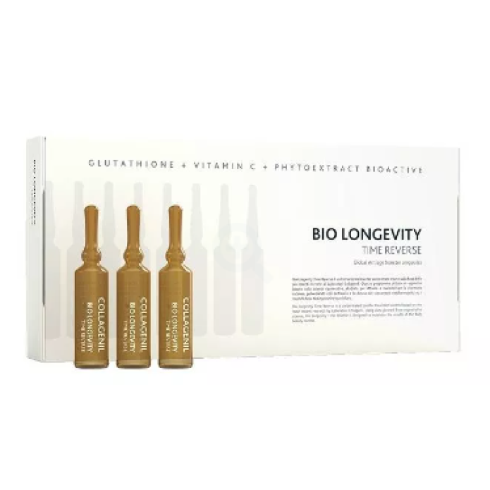 Collagenil Bio Longevity Time Reverse trattamento antirughe viso in fiale