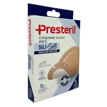 Presteril Sili-Soft 6 compresse oculari 6,5 x 9,5