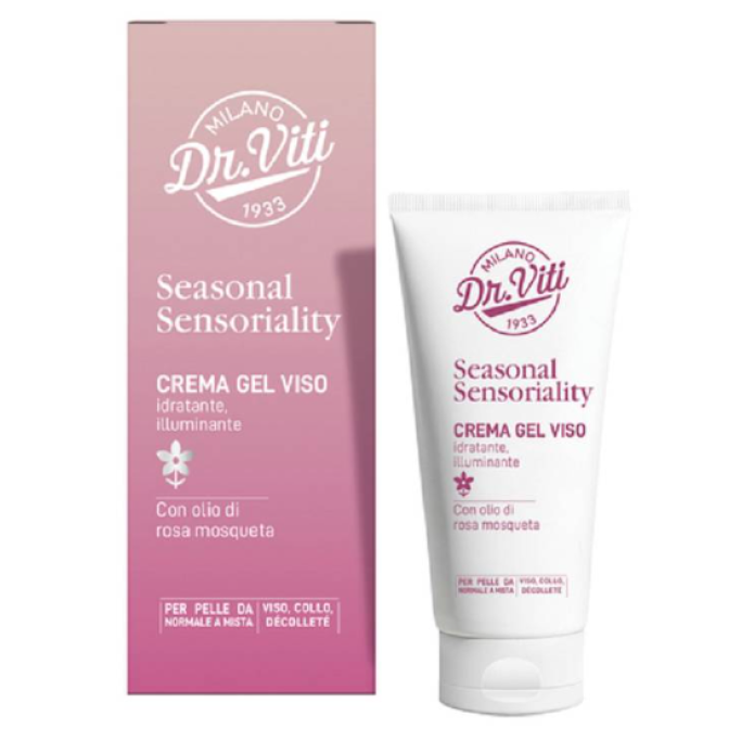 Dr Viti Seasonal Sensoriality Crema Gel Viso Idratante e Illuminante 50ml