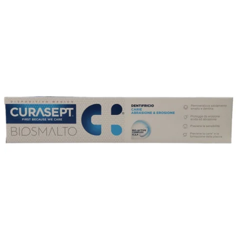 Curasept Biosmalto Dentifricio Carie Abrasione Erosione 75 ml Curasept Biosmalto Dentifricio Carie Abrasione Erosione 75 ml