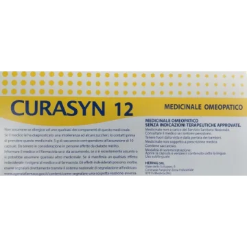 CURASYN 12 Medicinale Omeopatico 30 capsule