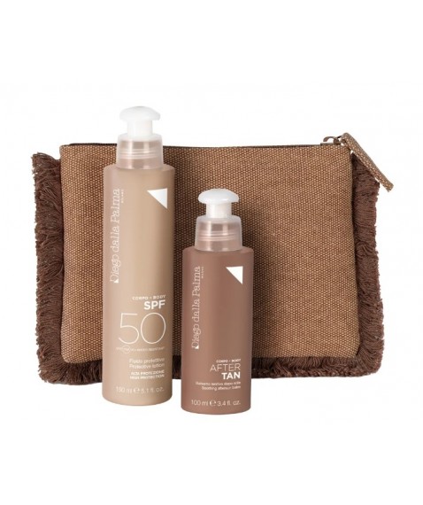 Diego dalla Palma Kit Spf 50 Fluido Protettivo 150 ml & Balsamo Lenitivo Doposole 100 ml