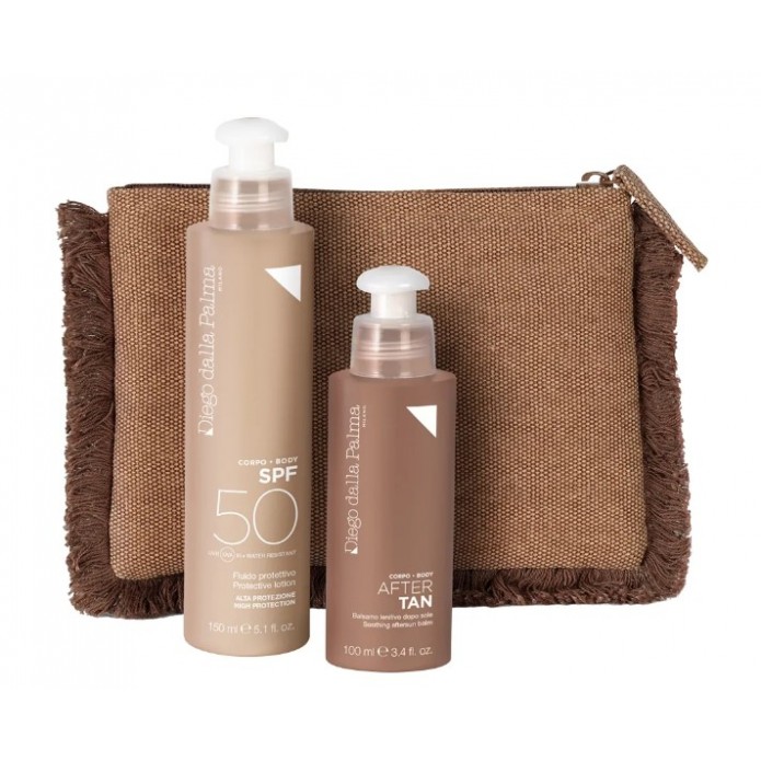 Diego dalla Palma Kit Spf 50 Fluido Protettivo 150 ml & Balsamo Lenitivo Doposole 100 ml