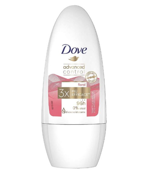 DOVE DEODORANTE ADVANCED CONTROL FLORAL ROLL-ON 50ml