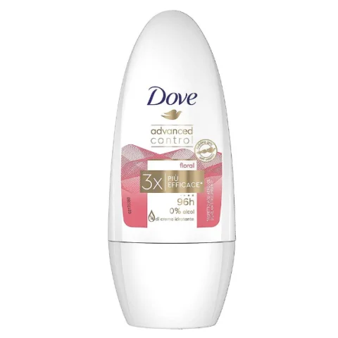 DOVE DEODORANTE ADVANCED CONTROL FLORAL ROLL-ON 50ml