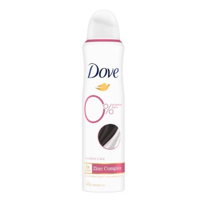 Dove Deodorante Invisible Care Zinc Complex 150ml