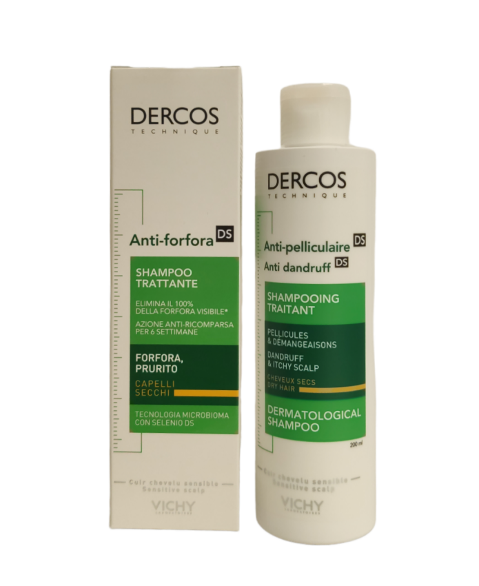 Vichy Dercos Shampoo Anti-Forfora 200 ml - Per capelli secchi