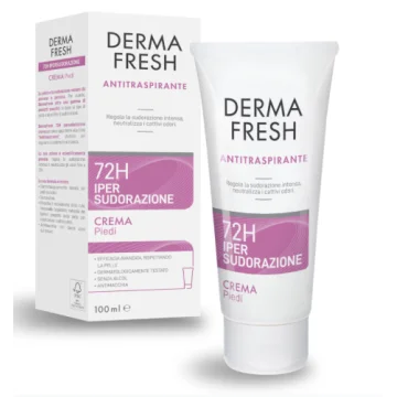 Dermafresh 72h Ipersudorazione Crema Piedi Antitraspirante 100ml