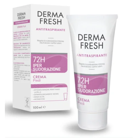 Dermafresh 72h Ipersudorazione Crema Piedi Antitraspirante 100ml