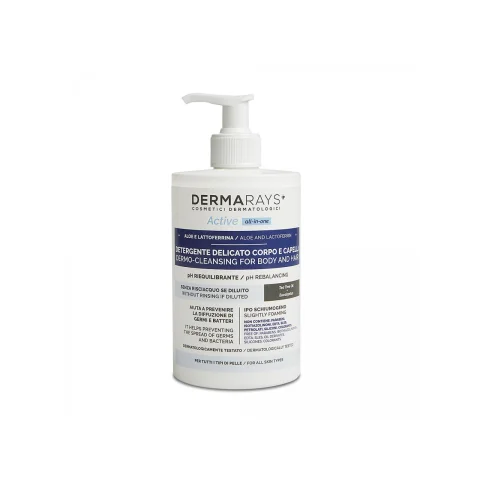 Dermarays Active All In One Detergente per corpo e capelli 500ml