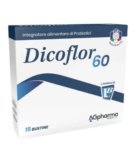 DICOFLOR 60 Integratore alimentare di probiotici 15 Bustine