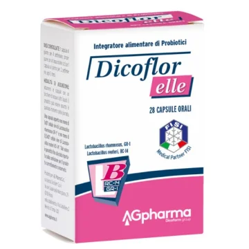 Dicoflor Elle 28 Capsule - Integratore alimentare di probiotici per la flora batterica intestinale della donna