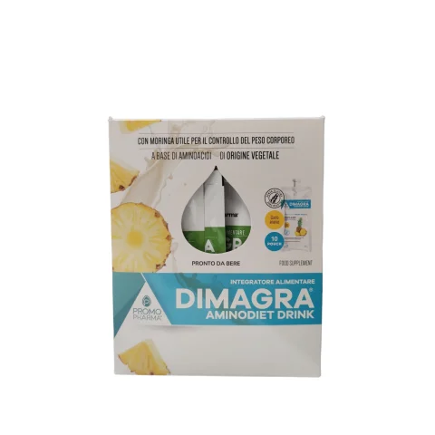 Promopharma Dimagra Aminodiet Drink Ananas 10 Pouch da 80 gr