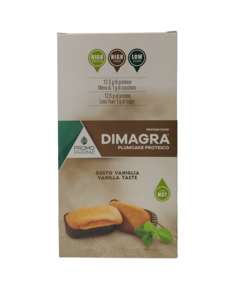 Dimagra® Plumcake Proteici Vaniglia 4 porzioni da 45 gr