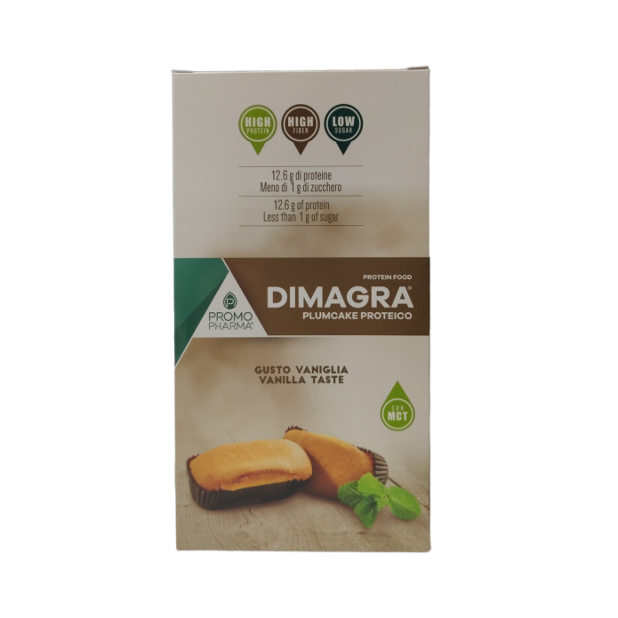 Dimagra® Plumcake Proteici Vaniglia 4 porzioni da 45 gr