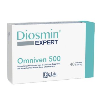 Diosmin Expert Omniven 500 40 Compresse - Integratore per gambe gonfie microcircolo emorroidi