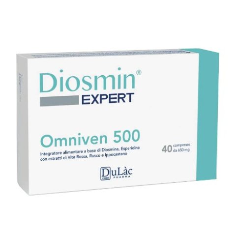 Diosmin Expert Omniven 500 40 Compresse - Integratore per gambe gonfie microcircolo emorroidi