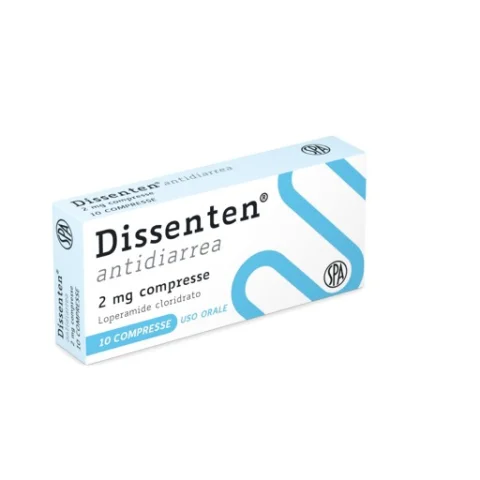 Dissenten Antidiarrea 10cpr 2mg Dissenten Antidiarrea 10cpr 2mg