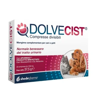 Dolvecist 30 compresse Mangime per tratto urinario di cani e gatti