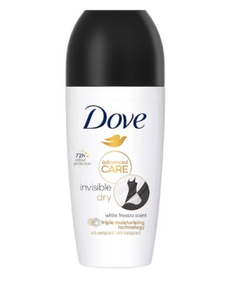 DOVE DEO ADV CARE R-ON INVIS DRY50