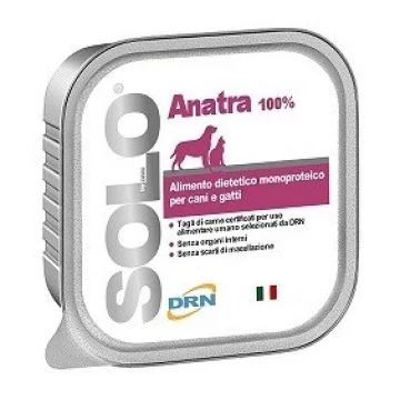 NEXTMUNE DRN SOLO CANE/GATTO MONOPROTEICO ANATRA 100GR (vaschetta)