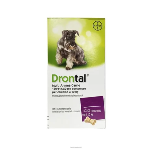 Drontal Cane Multi Aroma Carne 6 compresse Farmaco antiparassitario Drontal Cane Multi Aroma Carne 6 compresse Farmaco antiparassitario
