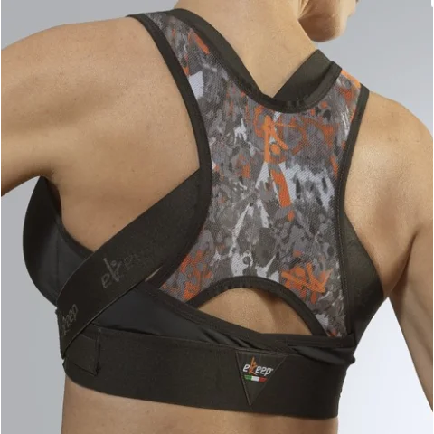 Dual Sanitaly Ekeep B2 Active Bra - Reggiseno Posturale Sportivo Colore Nero/Fun Taglia 1